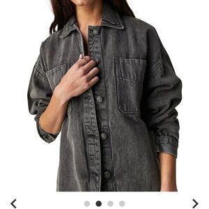 We The Free Black Jean Jacket